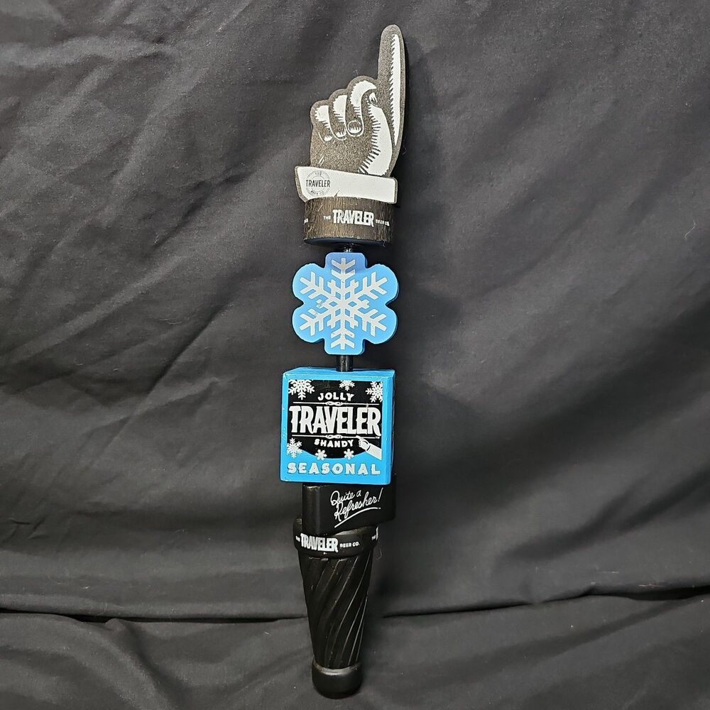 * Beer Tap Keg Handle TRAVELER BEER COMPANY Jolly Seasonal Shandy